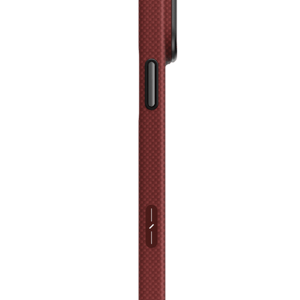 iPhone 18 Pro Max/17 Pro Max Keva Edge Slim Aramid Magsafe Kapak Kılıf - Bordo 3