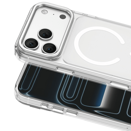 iPhone 18 Pro Max/17 Pro Max Magicam Standlı Magsafe Kapak Kılıf - Şeffaf 2