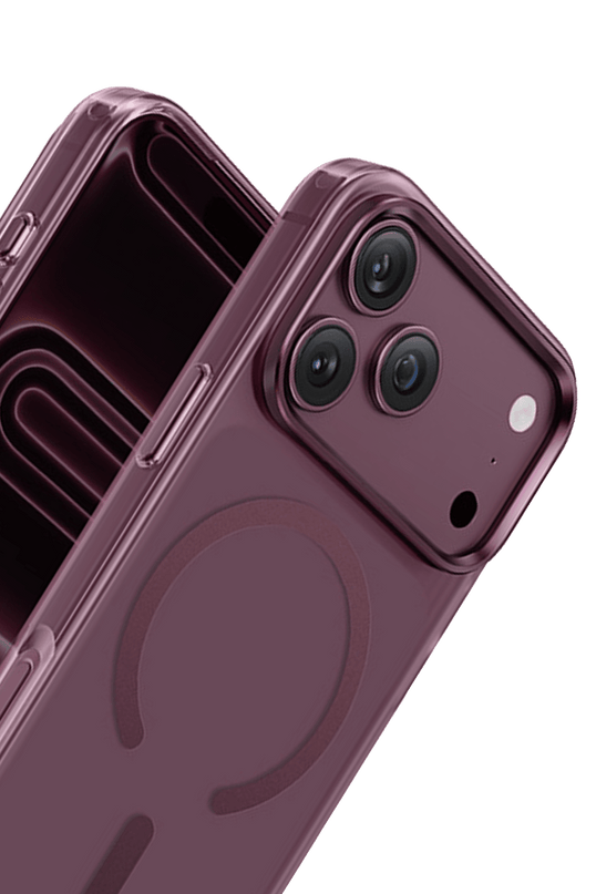 iPhone 18 Pro Max/17 Pro Max Mococo Magsafe Kapak Kılıf - Bordo 3