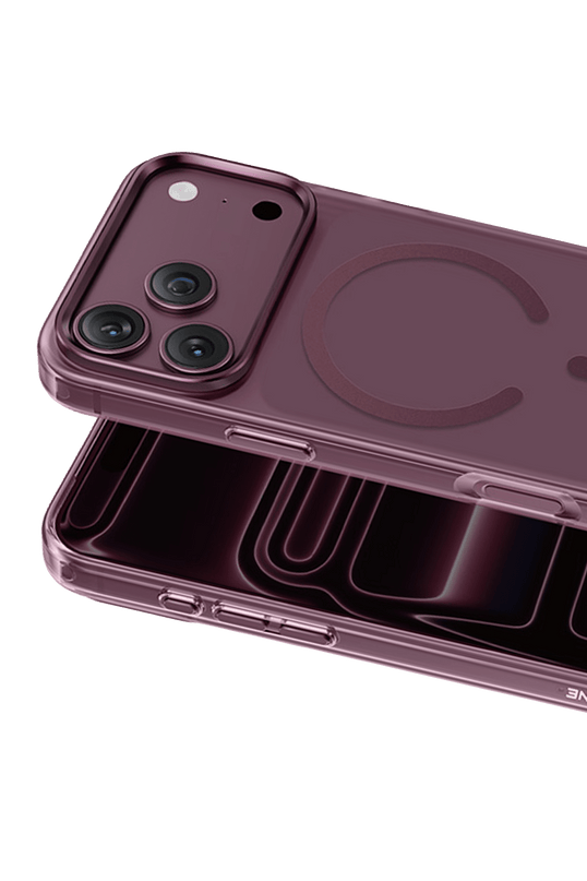 iPhone 18 Pro Max/17 Pro Max Mococo Magsafe Kapak Kılıf - Bordo 2