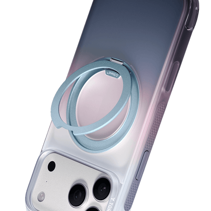 iPhone 18 Pro Max/17 Pro Max O3 Air Gradient Standlı Magsafe Kapak Kılıf - Mor 3
