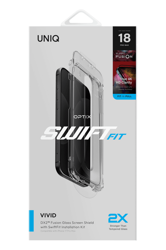 iPhone 18 Pro Max/17 Pro Max Optix Swiftfit Vivid Cam Ekran Koruyucu