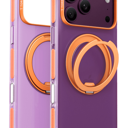 iPhone 18 Pro Max/17 Pro Max Ostand O3 Hue Standlı Magsafe Kapak Kılıf - Pembe