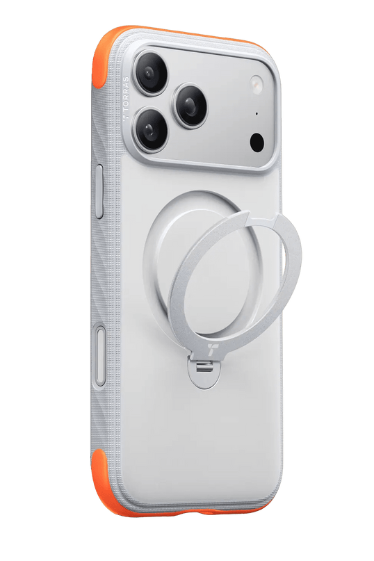 iPhone 18 Pro Max/17 Pro Max Ostand Q3 Rugg Standlı Magsafe Kapak Kılıf - Beyaz 3