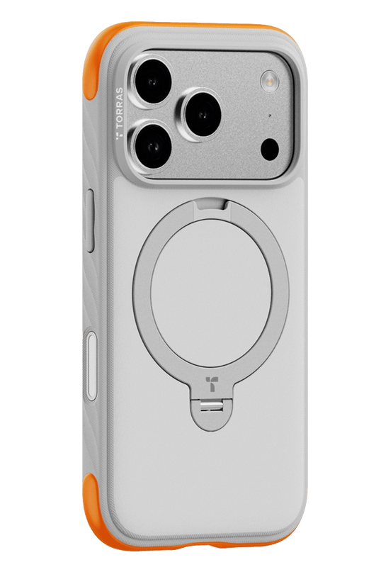iPhone 18 Pro Max/17 Pro Max Ostand Q3 Rugg Standlı Magsafe Kapak Kılıf - Beyaz 4