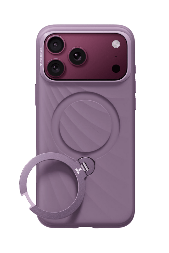 iPhone 18 Pro Max/17 Pro Max Ostand Q3 Silicone Standlı Magsafe Kapak Kılıf - Bordo 3