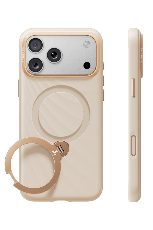 iPhone 18 Pro Max/17 Pro Max Ostand Q3 Silicone Wind Standlı Magsafe Kapak Kılıf 3