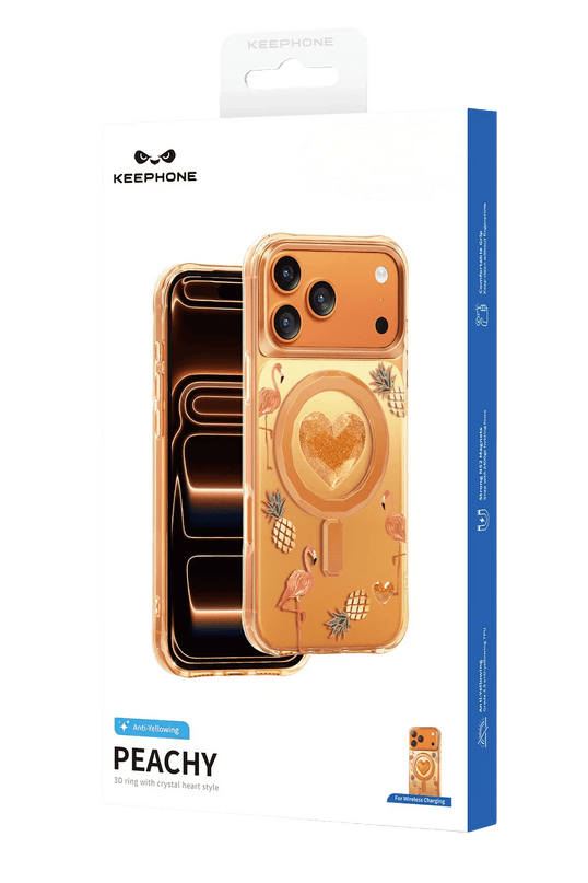 iPhone 18 Pro Max/17 Pro Max Peachy Magsafe Kapak Kılıf - Mor 2 6
