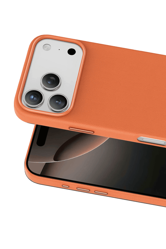 iPhone 18 Pro Max/17 Pro Max Peekaboo Magsafe Kapak Kılıf - Turuncu 2