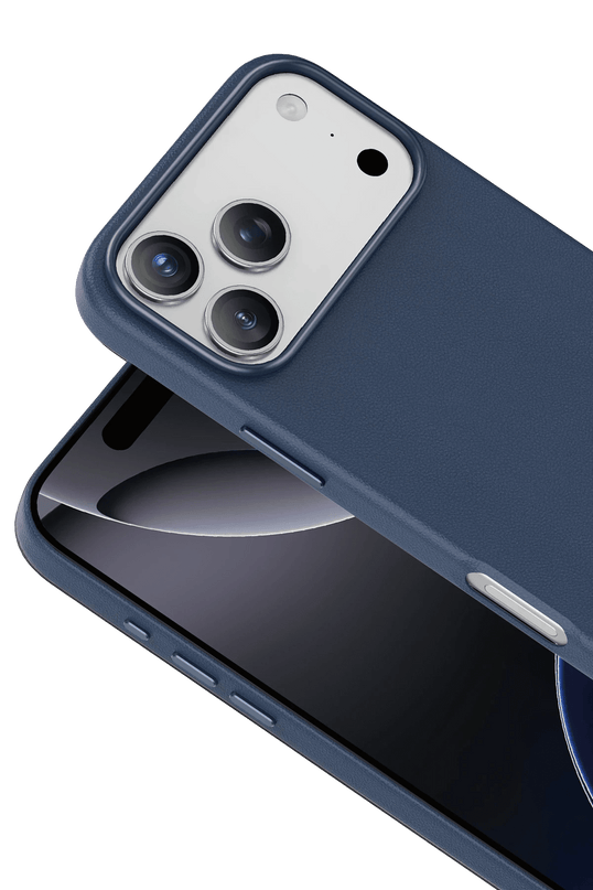 iPhone 18 Pro Max/17 Pro Max Peekaboo Magsafe Kapak Kılıf - Koyu Mavi 2