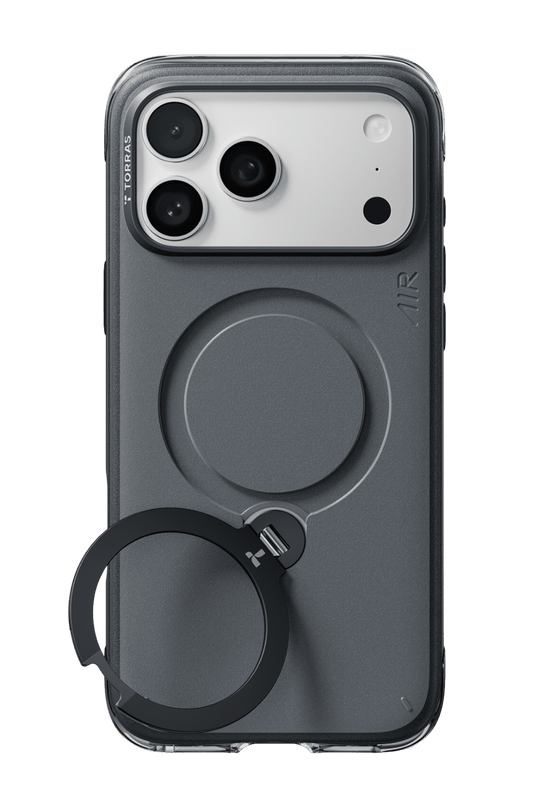 iPhone 18 Pro Max/17 Pro Max Q3 Air Essential Standlı Magsafe Kapak Kılıf - Siyah 2