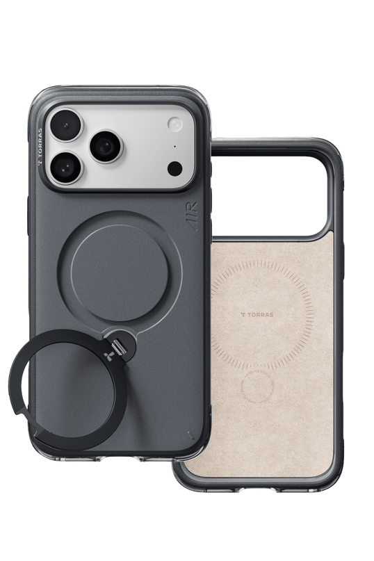 iPhone 18 Pro Max/17 Pro Max Q3 Air Essential Standlı Magsafe Kapak Kılıf - Siyah 3