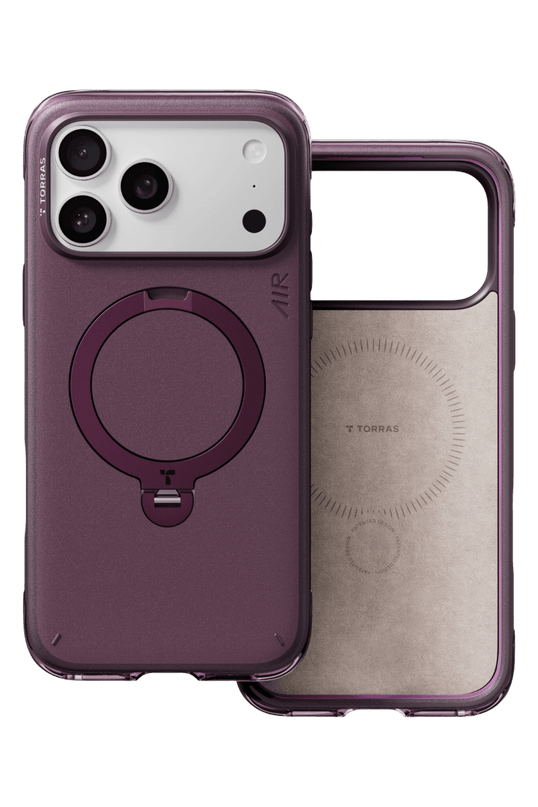 iPhone 18 Pro Max/17 Pro Max Q3 Air Essential Standlı Magsafe Kapak Kılıf - Bordo 3