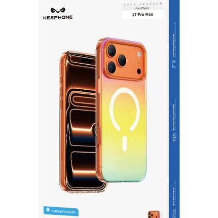 iPhone 18 Pro Max/17 Pro Max Rainbow Magsafe Kapak Kılıf - Mavi 6