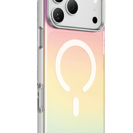 iPhone 18 Pro Max/17 Pro Max Rainbow Magsafe Kapak Kılıf - Gümüş 2