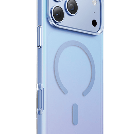 iPhone 18 Pro Max/17 Pro Max Rainbow Magsafe Kapak Kılıf - Açık Mavi 3