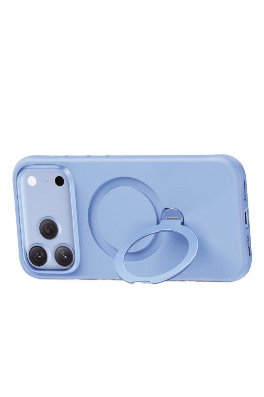 iPhone 18 Pro Max/17 Pro Max Rovana Standlı Magsafe Kapak Kılıf - Açık Mavi 3