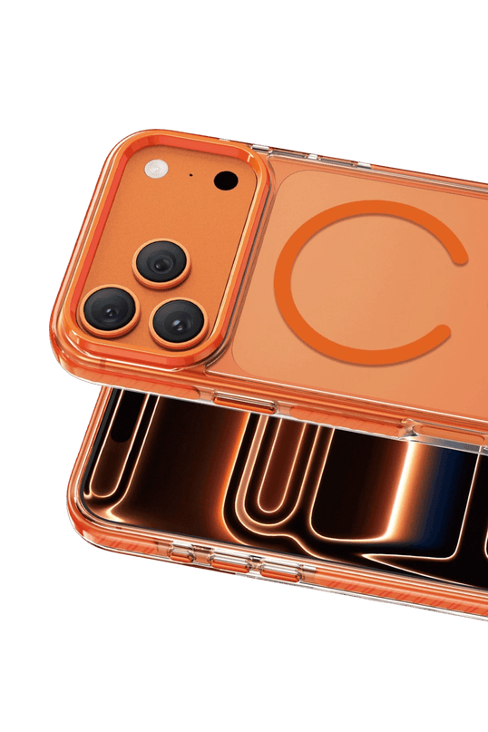 iPhone 18 Pro Max/17 Pro Max Shockstar Magsafe Kapak Kılıf - Turuncu 2
