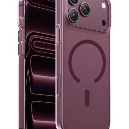 iPhone 18 Pro Max/17 Pro Max X-Crystal Slim Magsafe Kılıf - Bordo