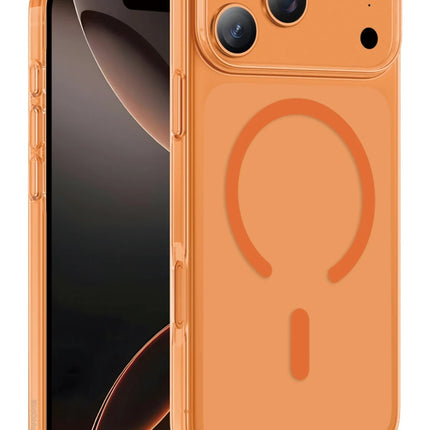 iPhone 18 Pro Max/17 Pro Max X-Crystal Slim Magsafe Kılıf - Turuncu