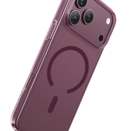 iPhone 18 Pro Max/17 Pro Max X-Crystal Slim Magsafe Kılıf - Bordo 4
