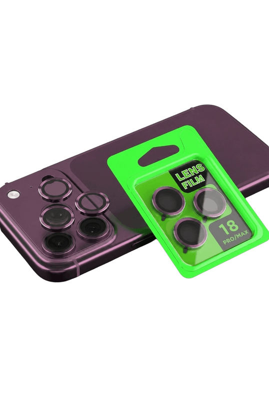 iPhone 18 Pro Raze Metal Kamera Lens - Bordo 2