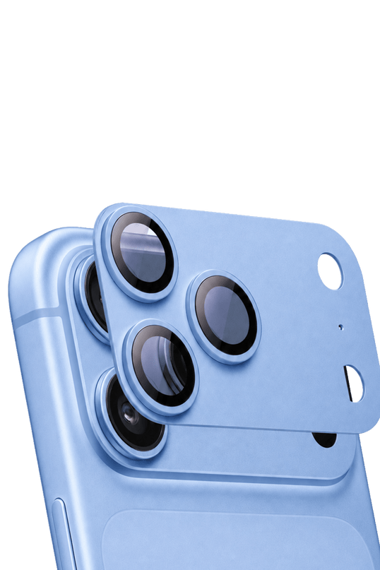 iPhone 18 Pro Sapphire Armor Kamera Lens Koruyucu - Mavi 3