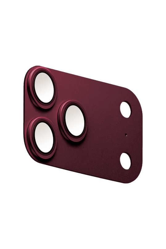 iPhone 18 Pro Sapphire Armor Kamera Lens Koruyucu - Bordo 3