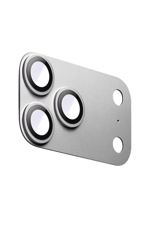 iPhone 18 Pro Sapphire Armor Kamera Lens Koruyucu - Gümüş 3