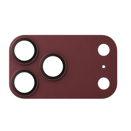 iPhone 18 Pro Wellens Kamera Lens Koruyucu - Bordo 2
