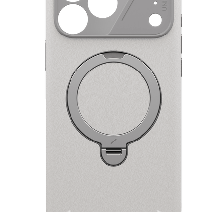 iPhone 18 Pro/17 Pro Elix Rotating Kickstand Kapak Kılıf - Gri 3