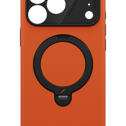 iPhone 18 Pro/17 Pro Elix Rotating Kickstand Kapak Kılıf - Turuncu 3