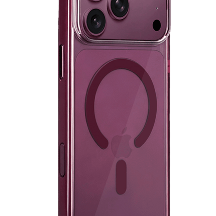 iPhone 18 Pro/17 Pro HBC-421 Lya Magsafe Kapak Kılıf - Bordo 2