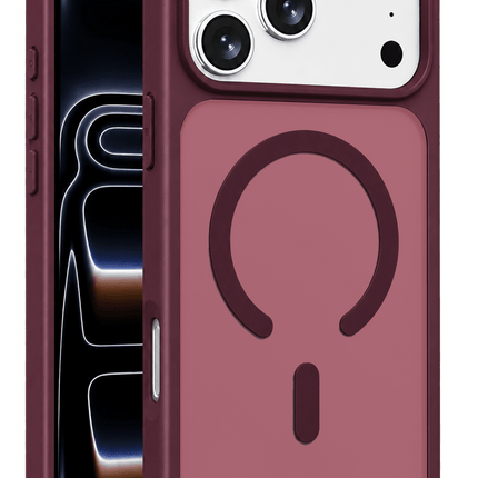 iPhone 18 Pro/17 Pro Jota Magsafe Kapak Kılıf - Bordo