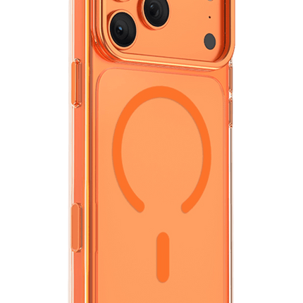 iPhone 18 Pro/17 Pro Magicam Standlı Magsafe Kapak Kılıf - Turuncu 2 3