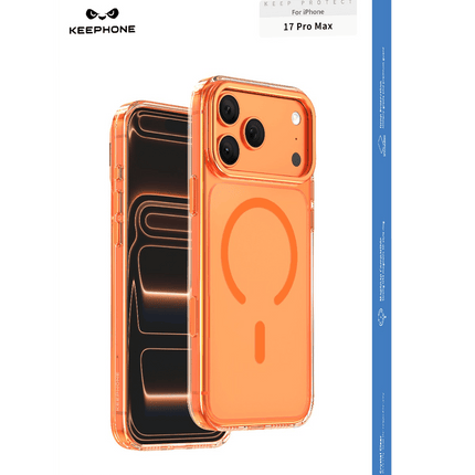 iPhone 18 Pro/17 Pro Magicam Standlı Magsafe Kapak Kılıf - Turuncu 2 8