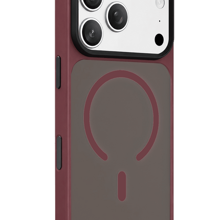iPhone 18 Pro/17 Pro Megane Magsafe Kapak Kılıf - Bordo 2