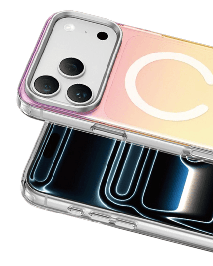 iPhone 18 Pro/17 Pro Rainbow Magsafe Kapak Kılıf - Gri 2