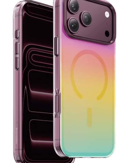 iPhone 18 Pro/17 Pro Rainbow Magsafe Kapak Kılıf - Bordo