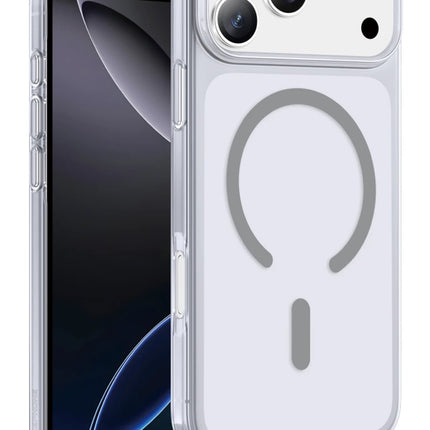 iPhone 18 Pro/17 Pro X-Crystal Slim Magsafe Kılıf - Natural Grey