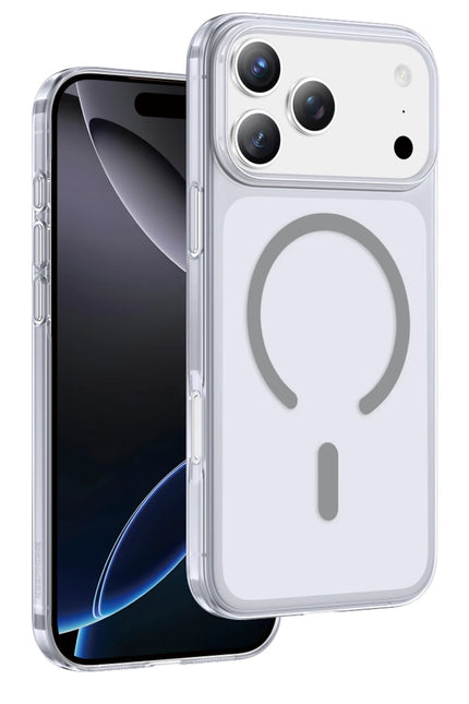 iPhone 18 Pro/17 Pro X-Crystal Slim Magsafe Kılıf - Natural Grey