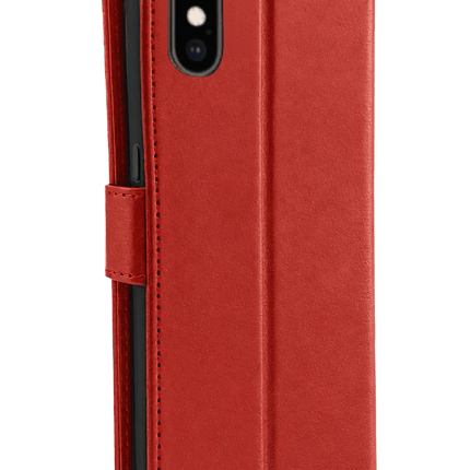 iPhone XS Trend S Plus Kapaklı Kılıf - Kırmızı