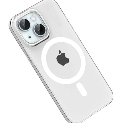 iPhone 14 PC Blank Magsafe Kapak Kılıf - Şeffaf 3