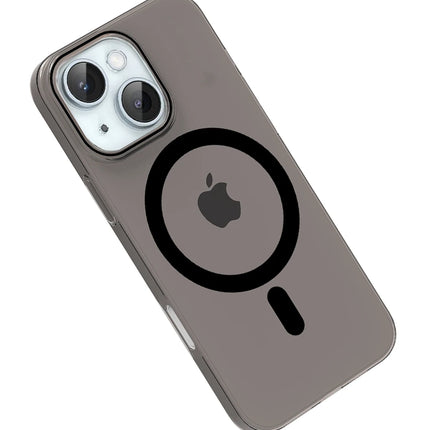 iPhone 14 PC Blank Magsafe Kapak Kılıf - Siyah 3