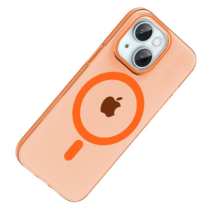 iPhone 14 PC Blank Magsafe Kapak Kılıf - Turuncu 2