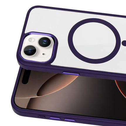 iPhone 14 Terea Magsafe Kapak Kılıf - Derin Mor 2