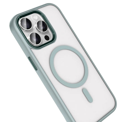 iPhone 15 Pro Max Terea Magsafe Kapak Kılıf - Gri 4