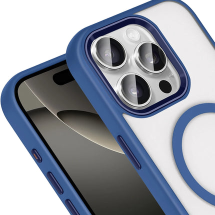 iPhone 15 Pro Max Terea Magsafe Kapak Kılıf - Lacivert 4