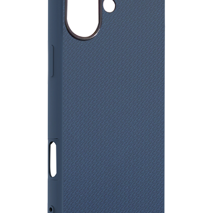 iPhone 16 Karel Silikon Kapak Kılıf - Mavi