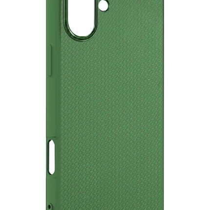 iPhone 16 Karel Silikon Kapak Kılıf - Yeşil